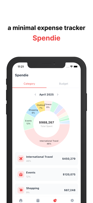 Spendie - An Expense Tracker Screenshot 2 of 5