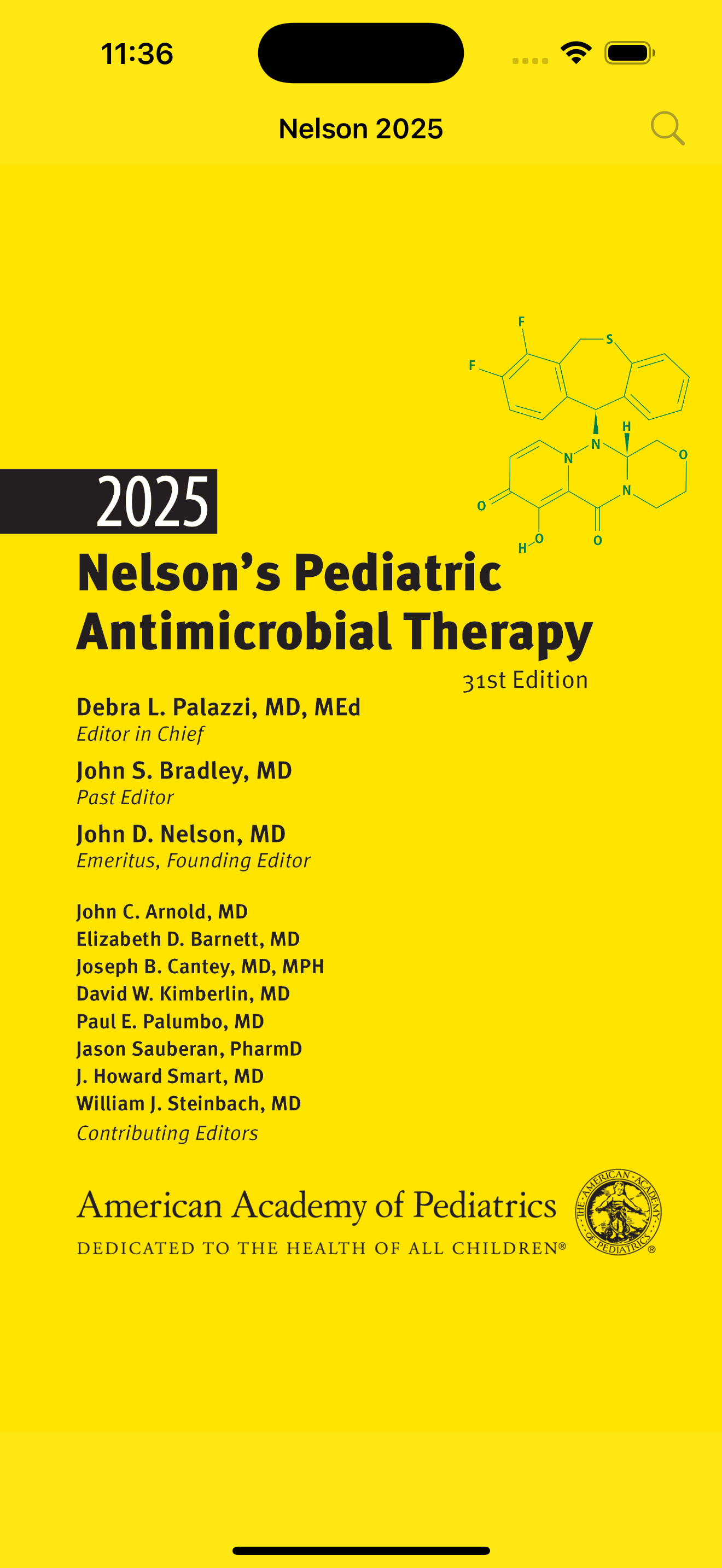 Nelson Pediatric Abx 2025