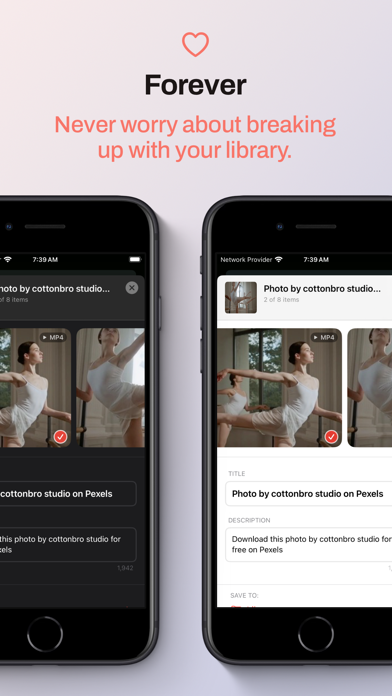 Curator – a tearsheet app Screenshot