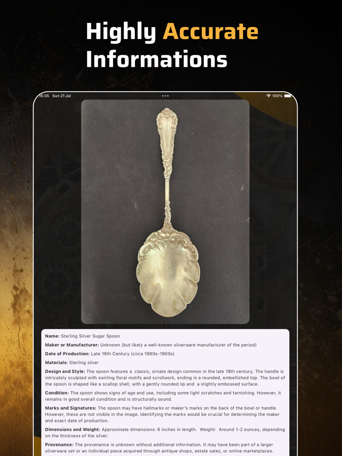 Vintage ID Identifier  Value