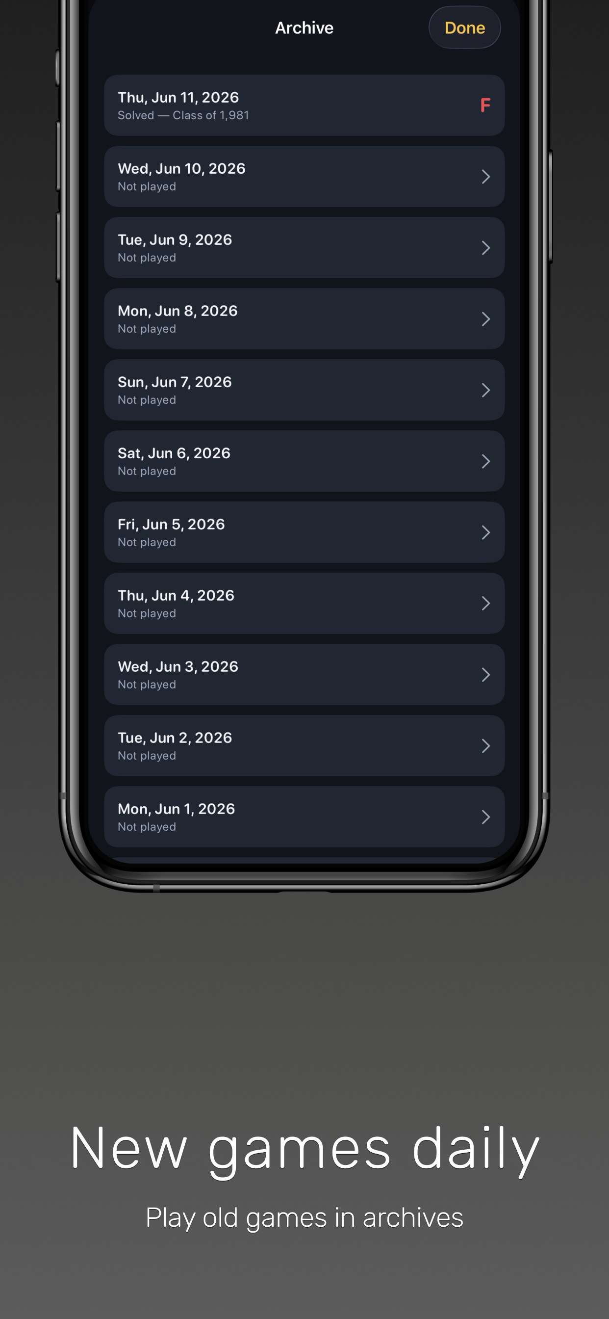 Yearly : Time Period Puzzle screenshot 4