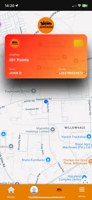 Afroride screenshot 3