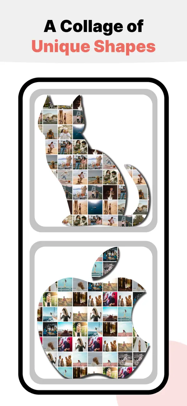 Screenshot #3 pour Photo Blend & Shape Collage