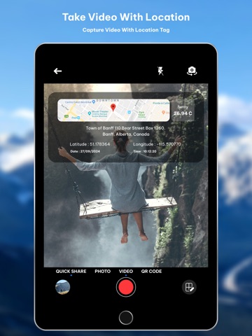 GPS Map Camera With Location iPad screenshot