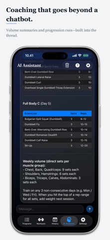 GymPath: Workout Tracker / Log iPhone screenshot