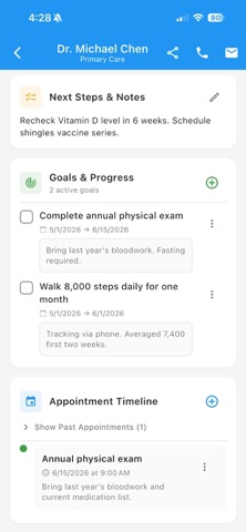 DocList - Care Tracker Screenshot 3 of 6