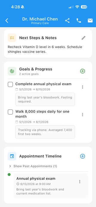 DocList - Care Tracker Screenshot 3 of 6