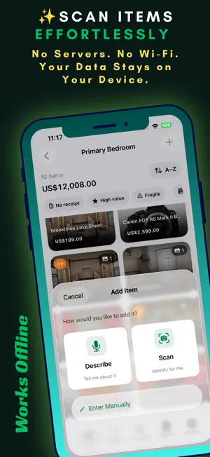 HomeInvent:Insurance Inventory screenshot 1