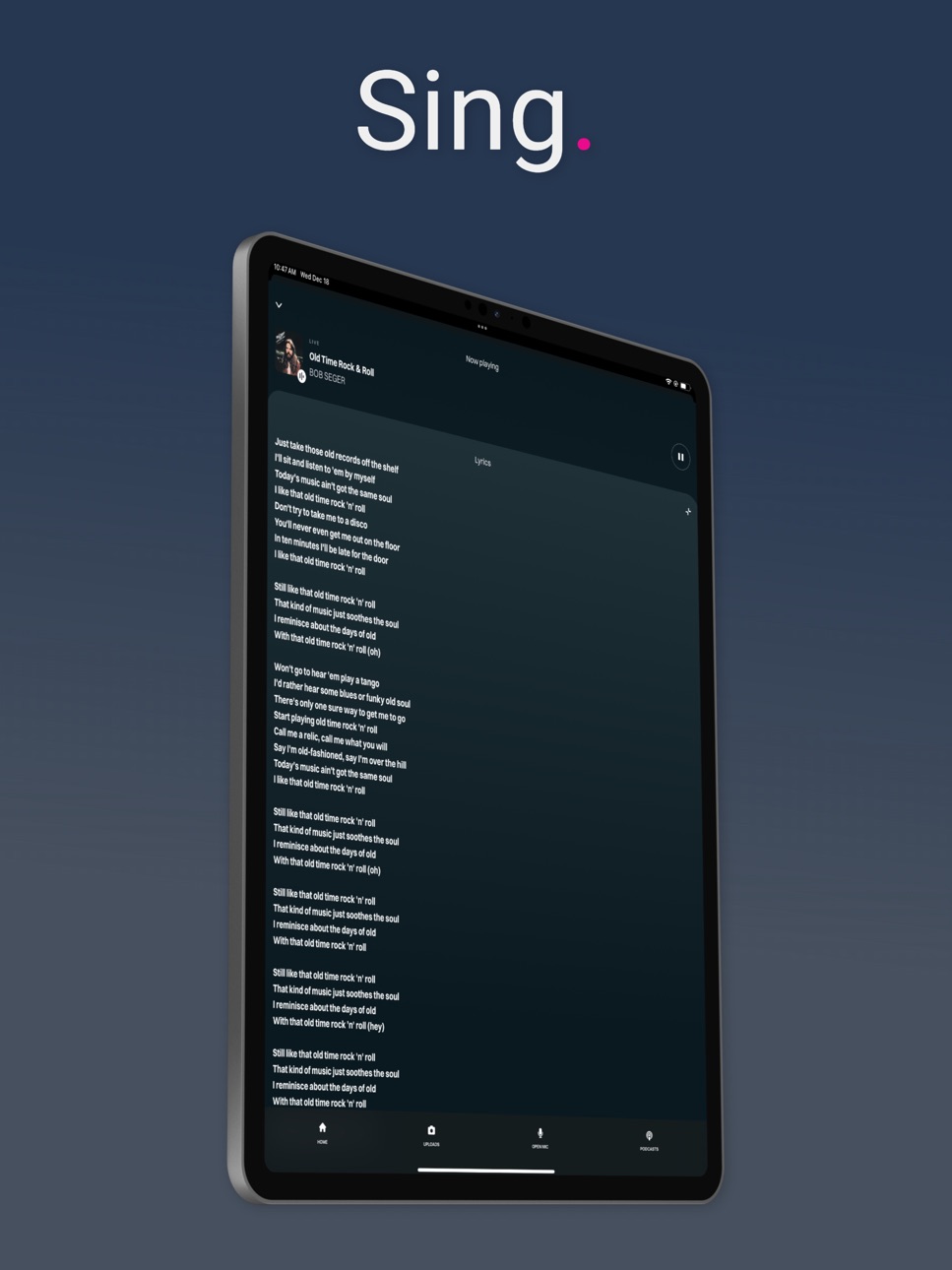 iPad screenshot