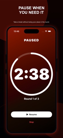 Fight Clock. Boxing Timer iPhone screenshot