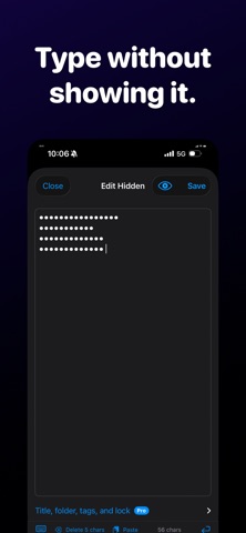 MaskedMemo screenshot