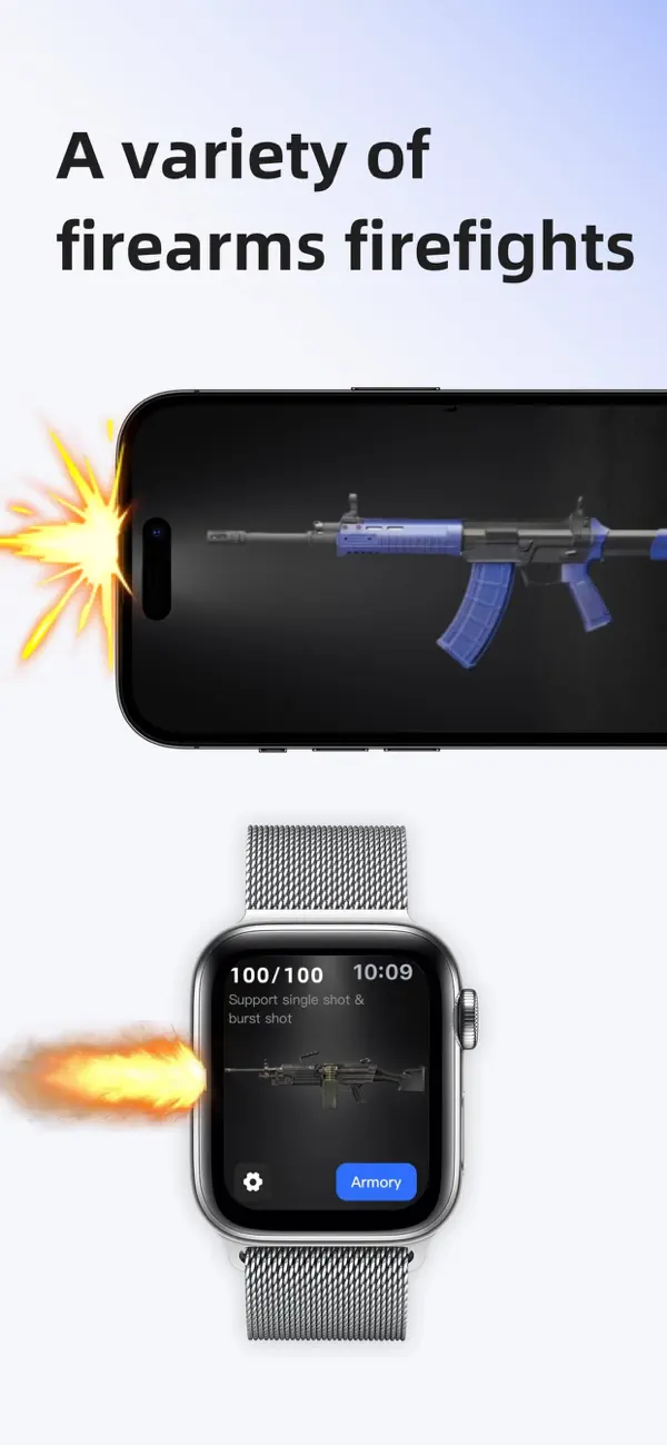Screenshot #2 pour Gun Simulator Shooting Games