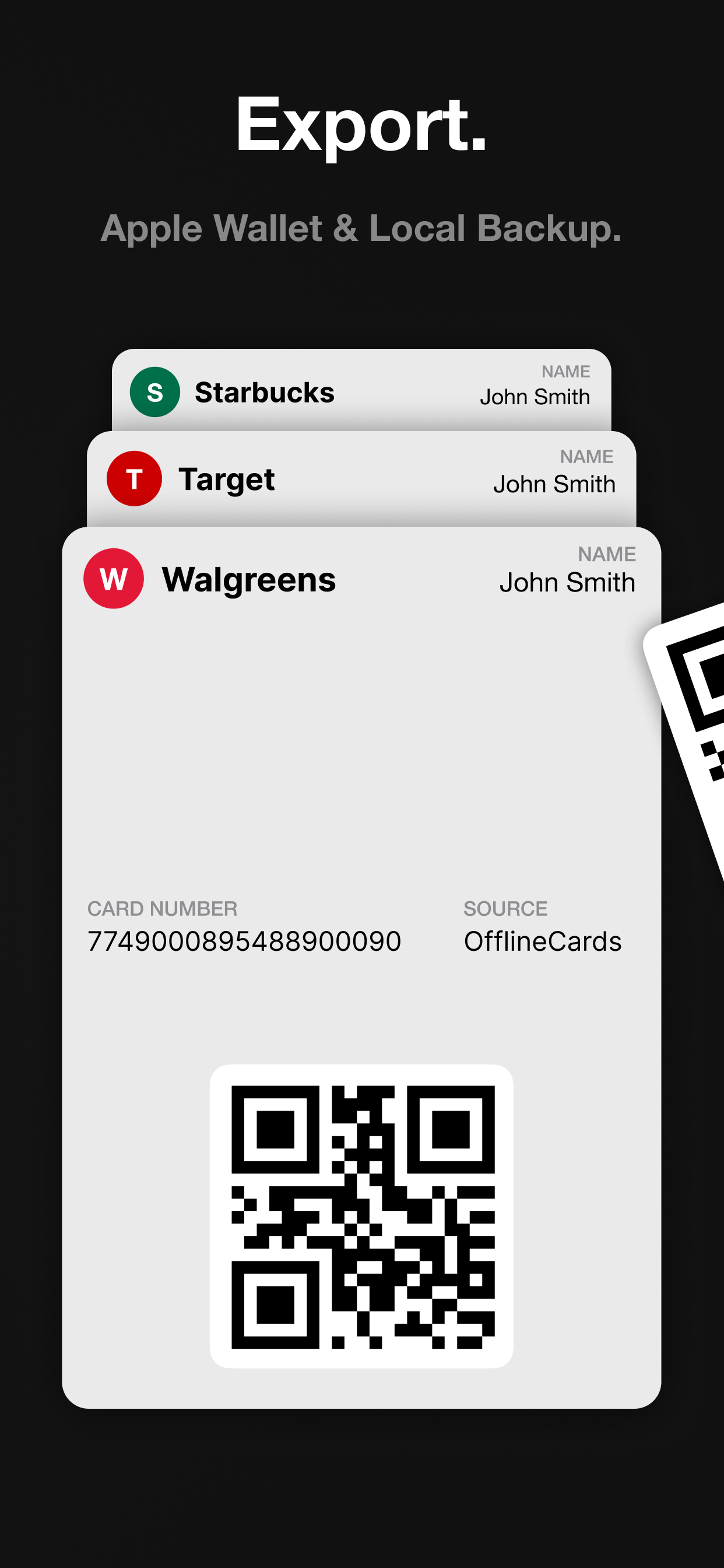 Offline Cards: Loyalty Wallet screenshot 4