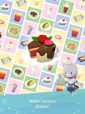 Cat Chef : food venture iPad screenshot