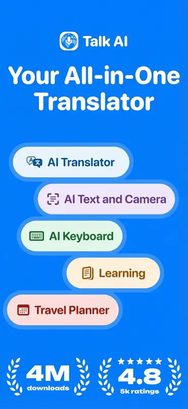 Talk AI : Traducteur Vocal screenshot 1 of 10