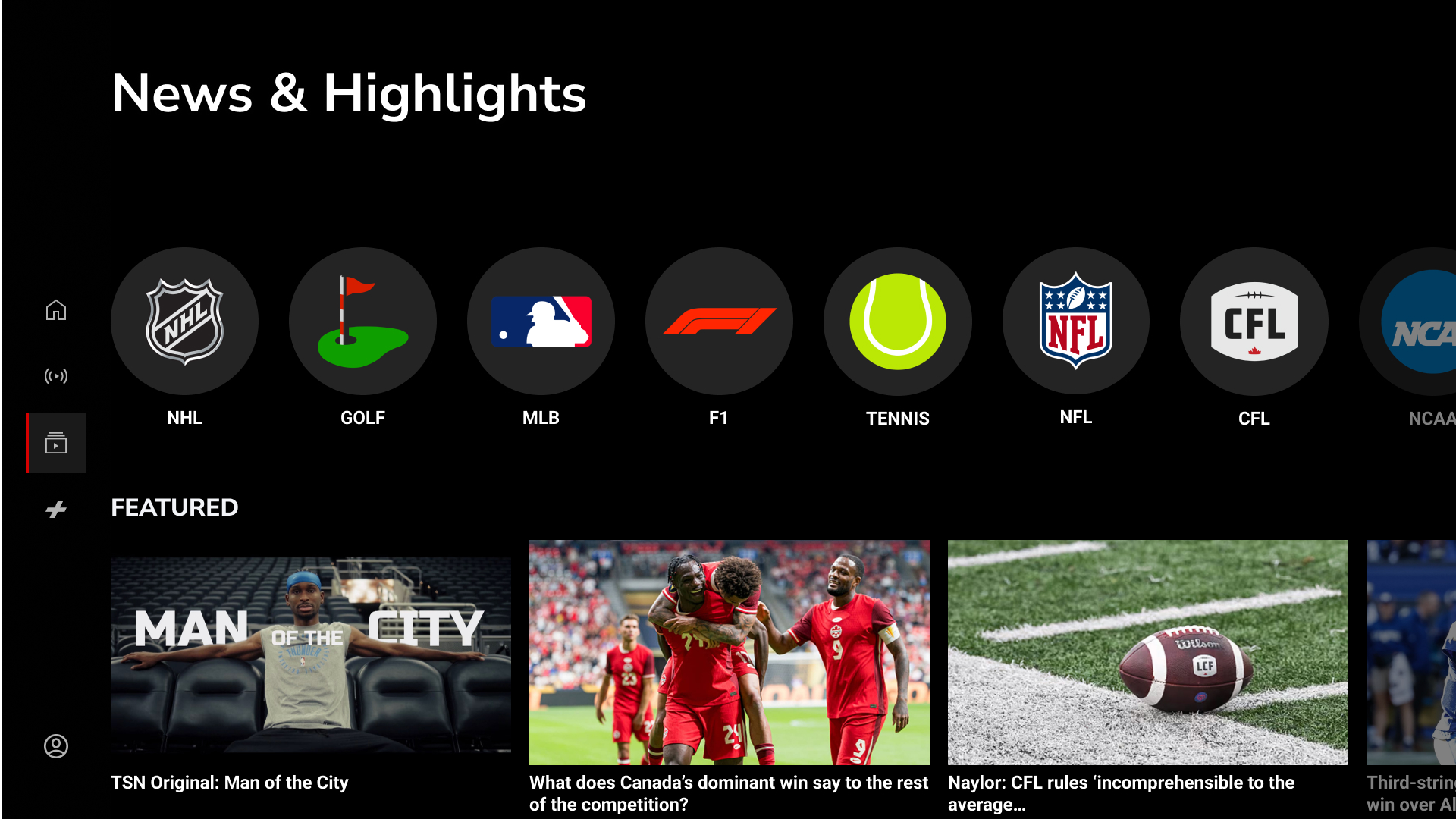 TSN: Live Sports, News, Scores screenshot 15