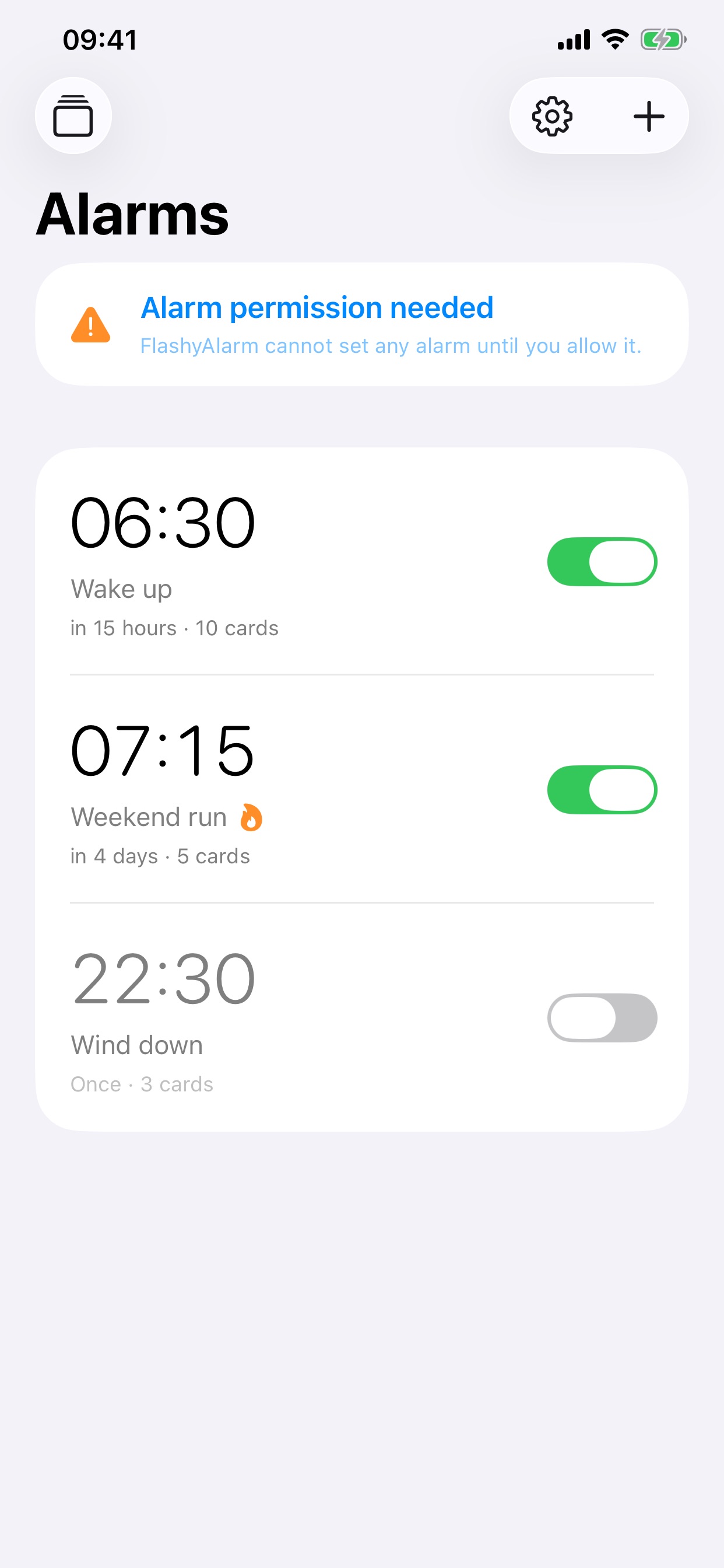 Screenshot 2 of FlashyAlarm