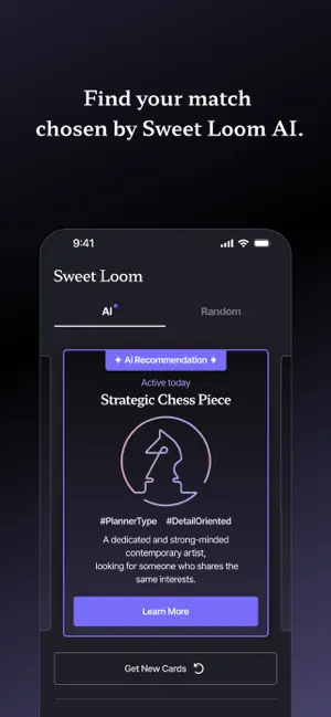 sweet loom: AI matched dating screenshot 4