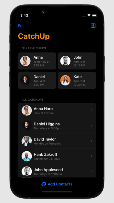 CatchUp - Keep in Touch Screenshot