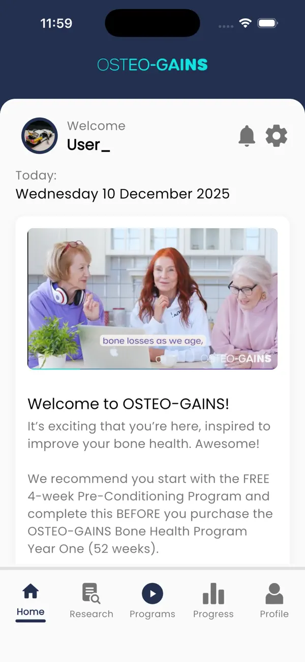 Screenshot #2 pour OSTEO-GAINS