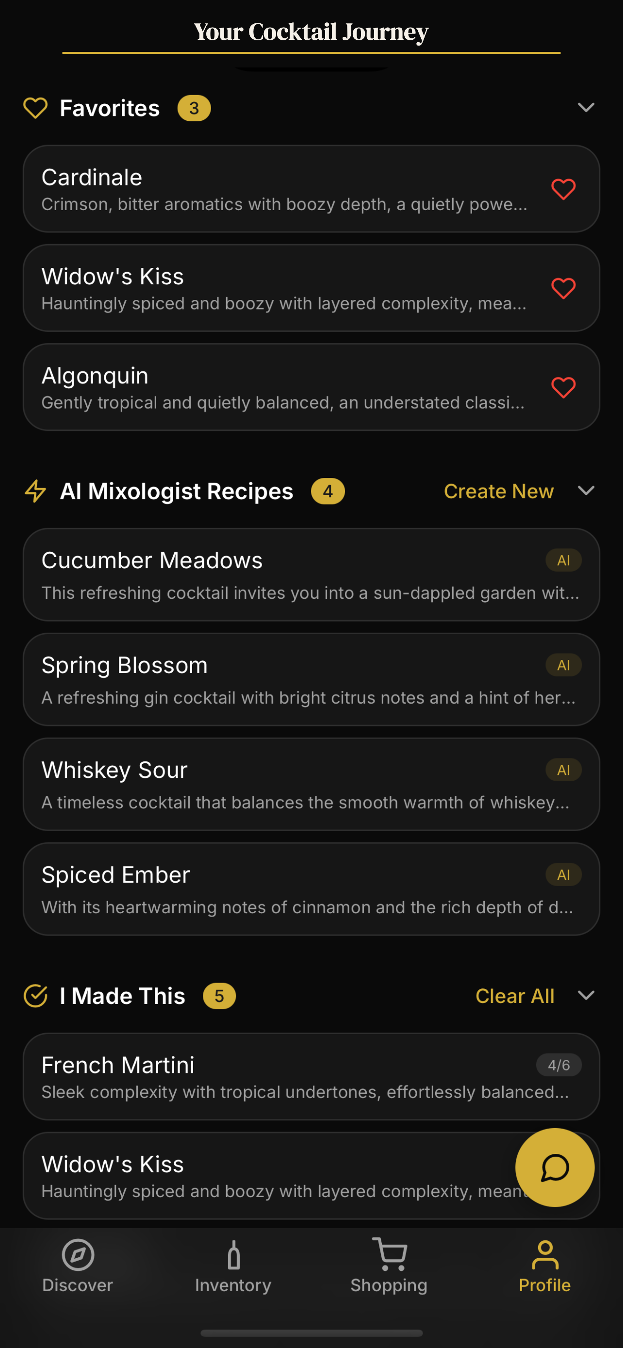 Spirited - Cocktail Recipes