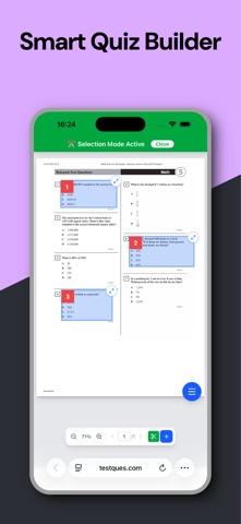 TestQues iPhone screenshot