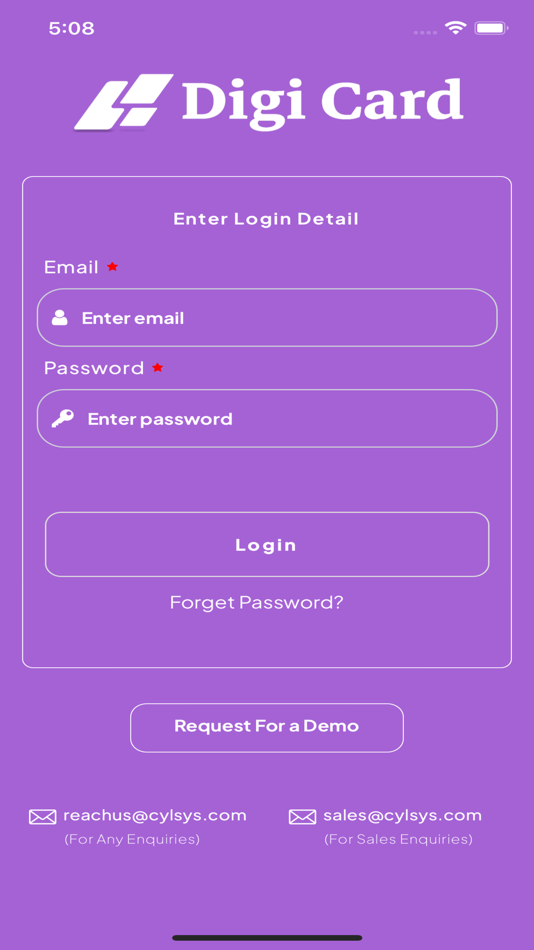 #2. CylsysDigiCard (iOS) 由: CYLSYS Software Solution Private Limited