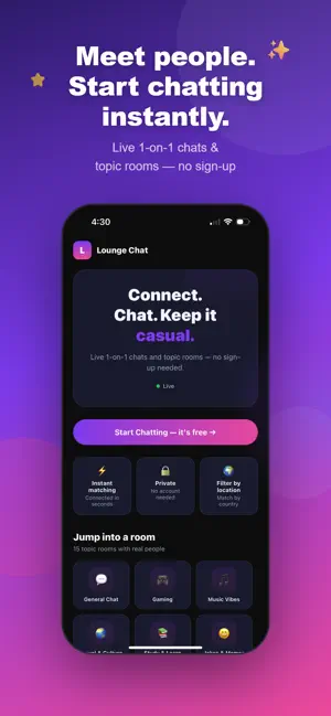 The Lounge Chat screenshot 1
