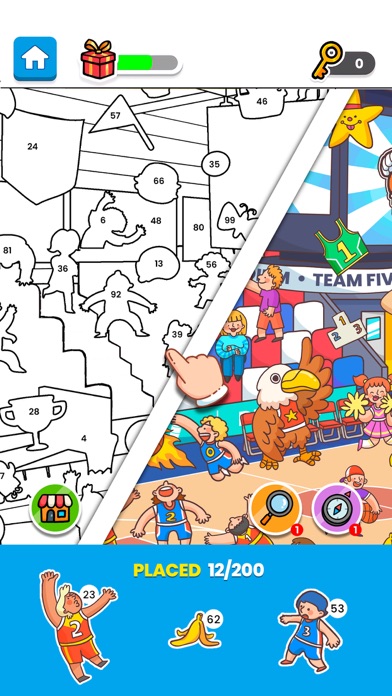 Sticker Book: Color By Number Screenshot