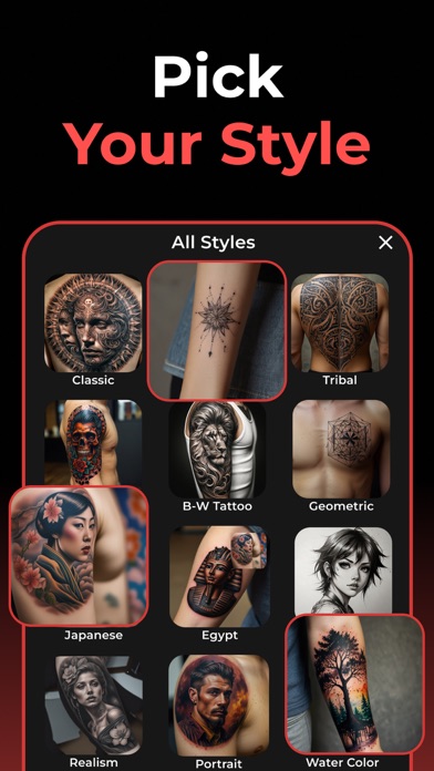 Tattoo AI: AI Tattoo Generator Screenshot