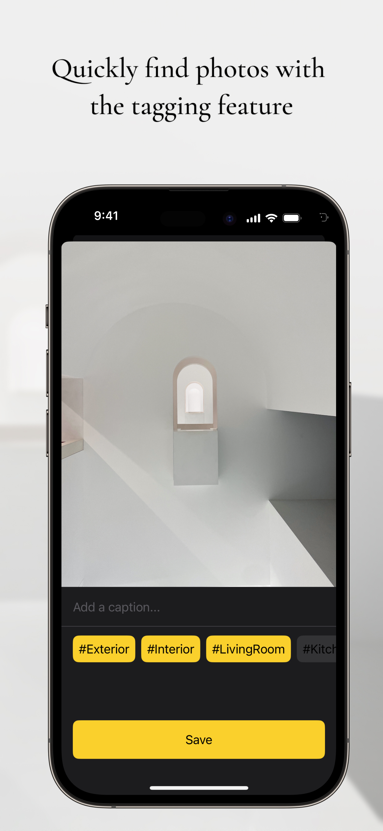 snaproom for Arch. Photograph