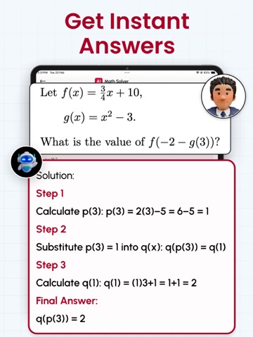 Math AI - Solve Math Problems iPad screenshot