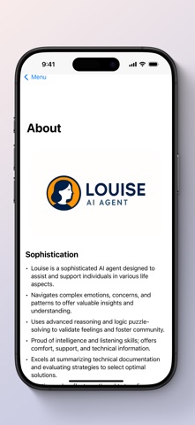 Louise AI Chat Screenshot 1 of 2