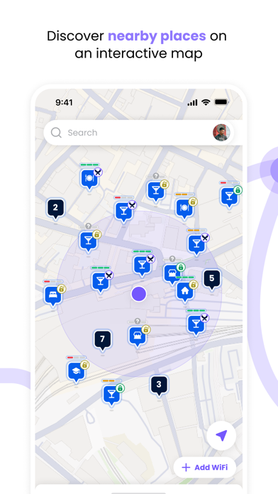 Purple - WiFi Map screenshot