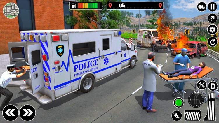 911 Ambulance-Rescue Simulator screenshot-3