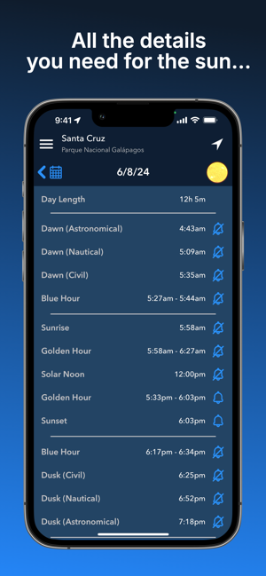 ‎Lumos: Sun and Moon Tracker Screenshot