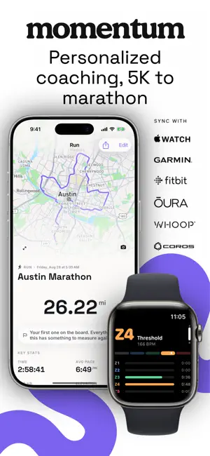 Momentum: Running & Fitness screenshot 1