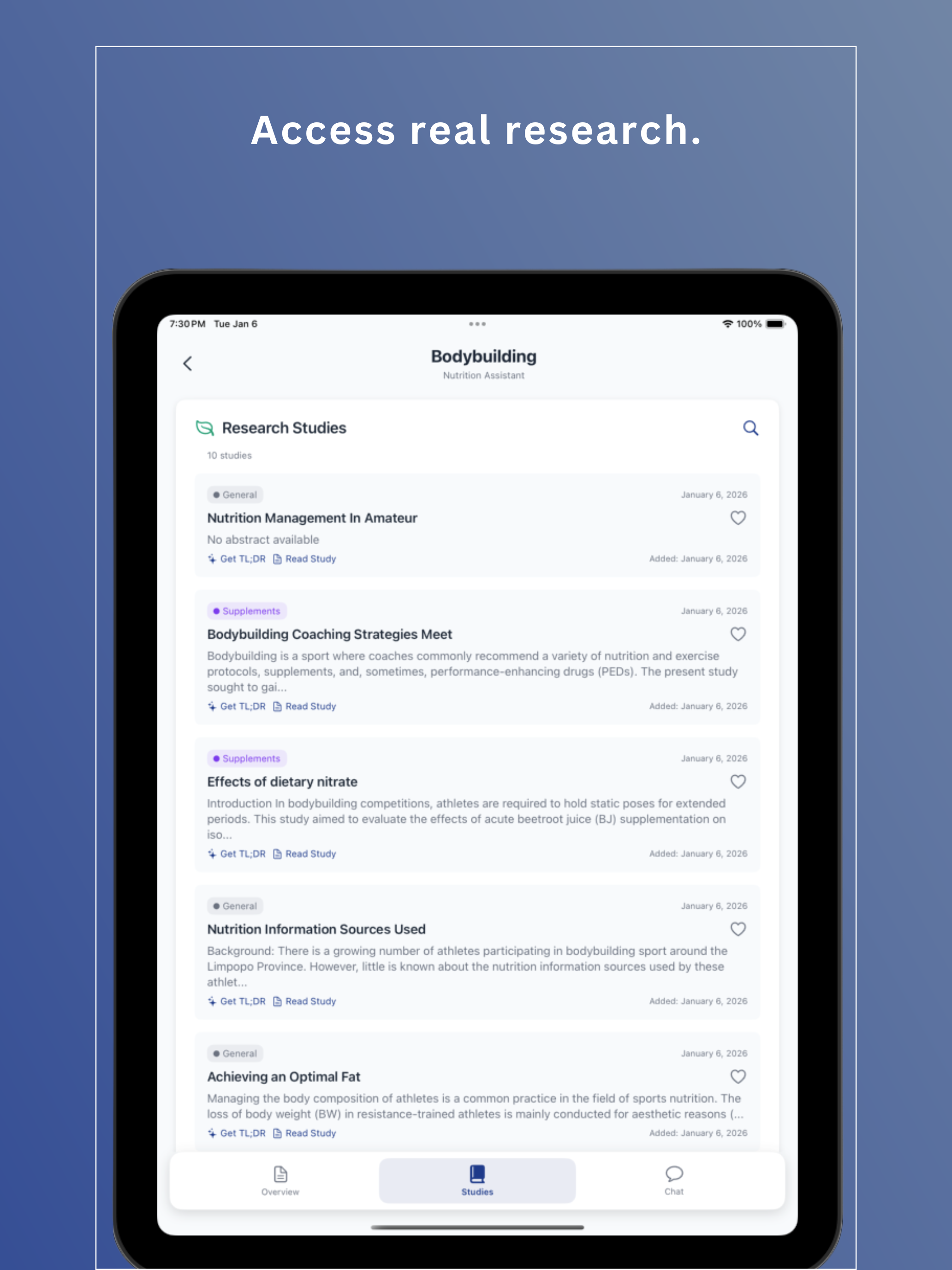 Athlo: Nutrition and Science screenshot 6