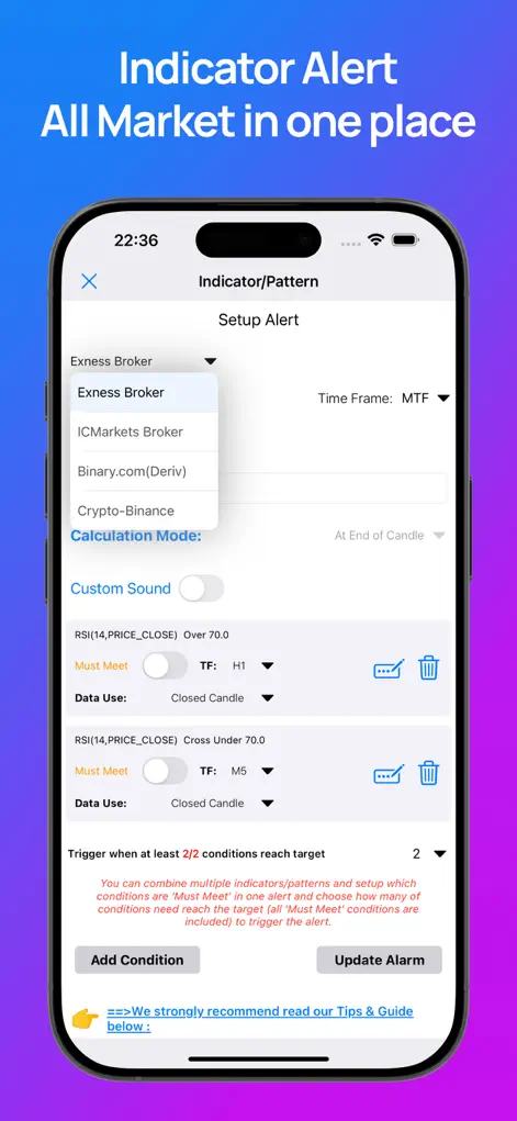 Forex Alerts & Crypto Alerts - Finance App | MWM