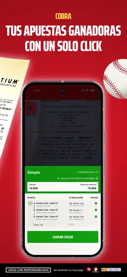 Captura de pantalla de Sportium Assistant - Apuestas en iPhone 2