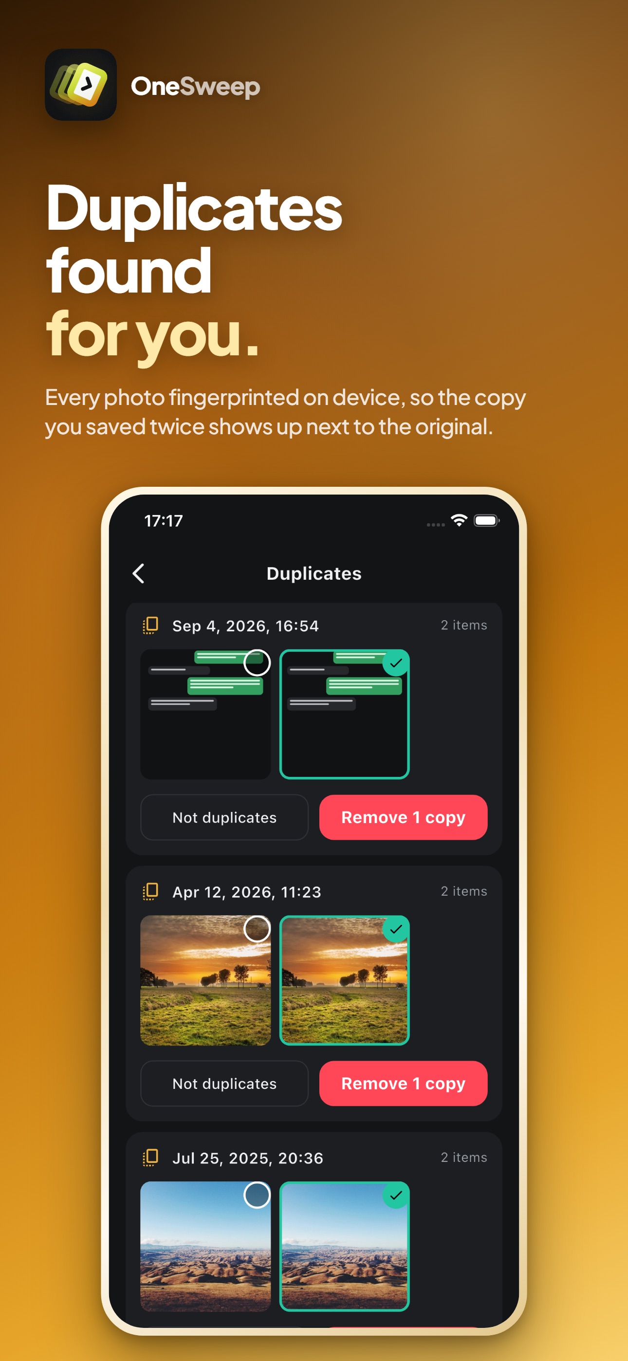 Screenshot 5 of OneSweep: Camera Roll Cleaner