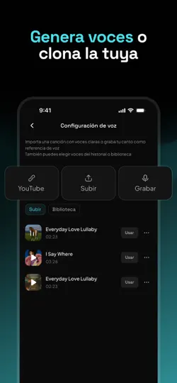 Captura de pantalla de Mureka - Radio Y Música Con IA en iPhone 6