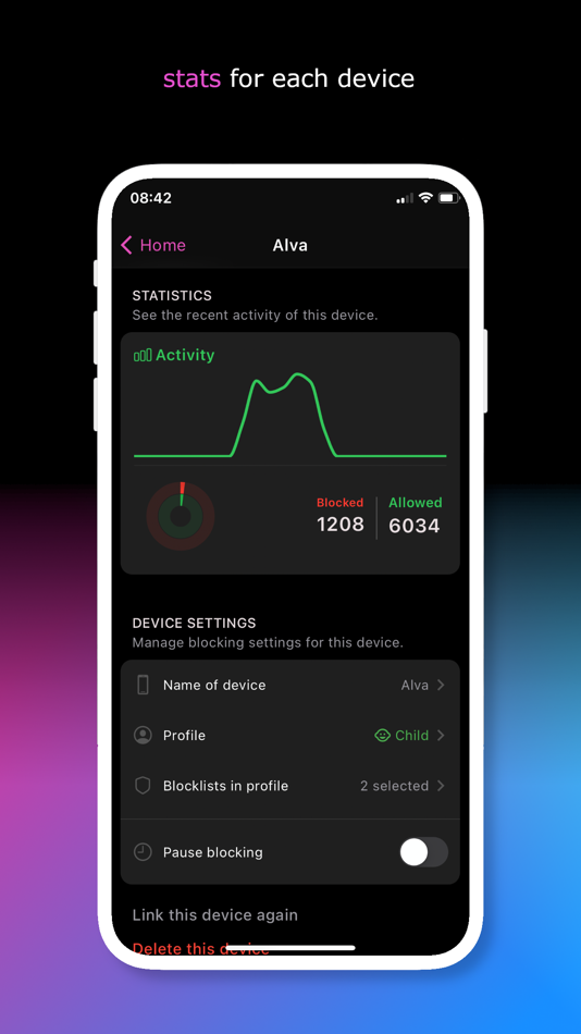 #5. Parental Control App - Blokada (iOS) By: Blocka AB