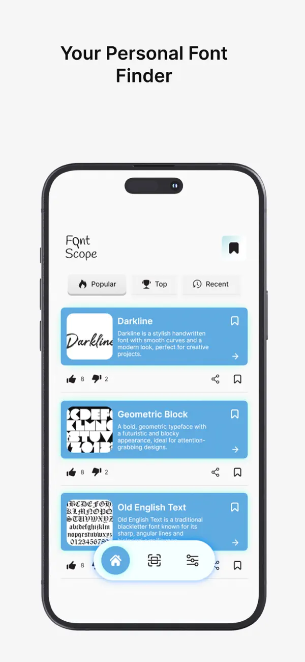 #3. FontScope (iOS) De: WINAPP LTD