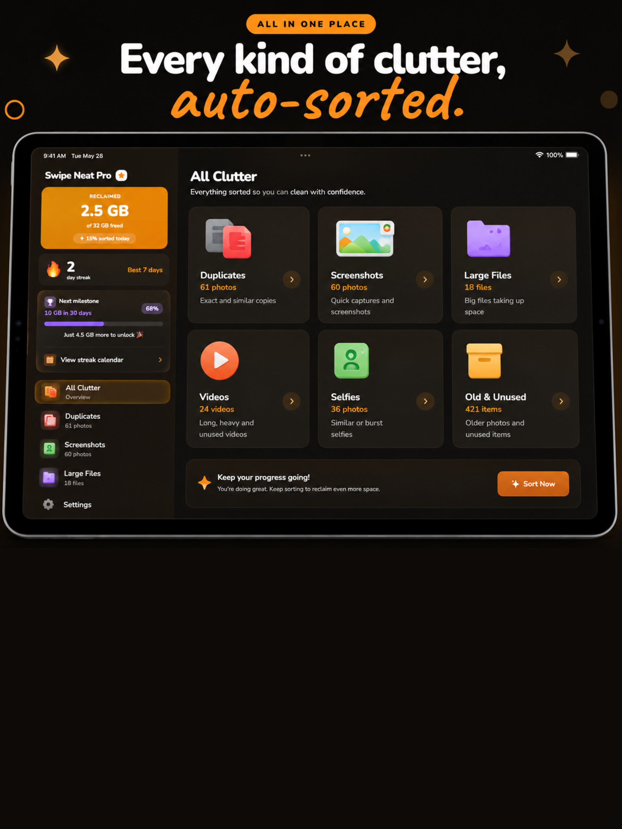 SwipeNeat:Photo cleaner screenshot 8