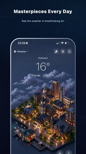 ClimeArt: AI weather art screenshot 1