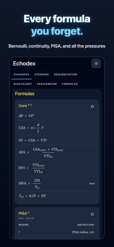 Echodex: TTE Reference Guide screenshot 5 of 5