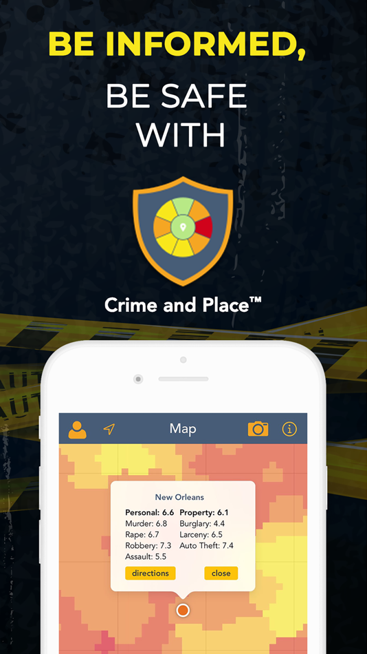 #8. Crime and Place: Stats & Map (macOS) Podle: AMGCI, LLC