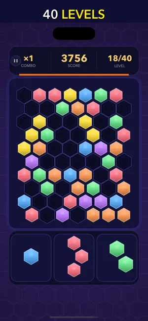 HexDrop: Hexa Block Blast screenshot 4