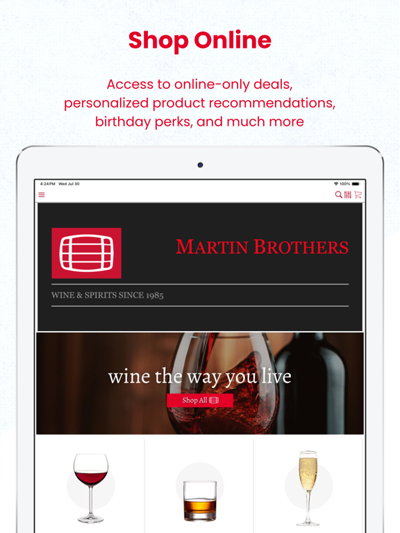 Screenshot #4 pour Martin Brothers Wine & Spirits